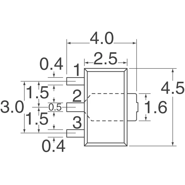 2SA1797T100Q Rohm Semiconductor  Transistors - Bipolar (BJT) - Single